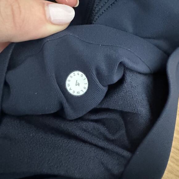 LULULEMON Time To Sweat Crop Leggings True Navy 4 - Picture 10 of 12